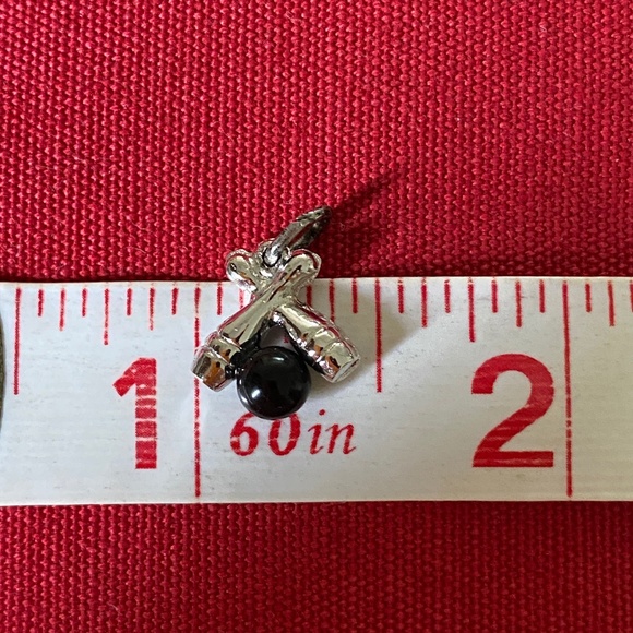 VTG I Crossed Bowling Pins + Black Ball Charm - Picture 5 of 16